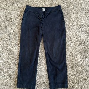 Ann Taylor LOFT Marisa size 2 dark lightweight denim pant